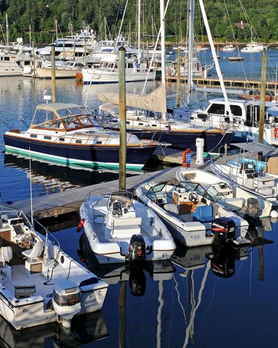 The marina at Kimball Terrace Inn